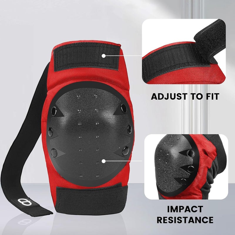 DA - Adult and Child Knee, Elbow, and Wrist Guards, Suitable for Bicycles, ice Skating, Roller Skating, Skateboarding, and Scooters - Image 3
